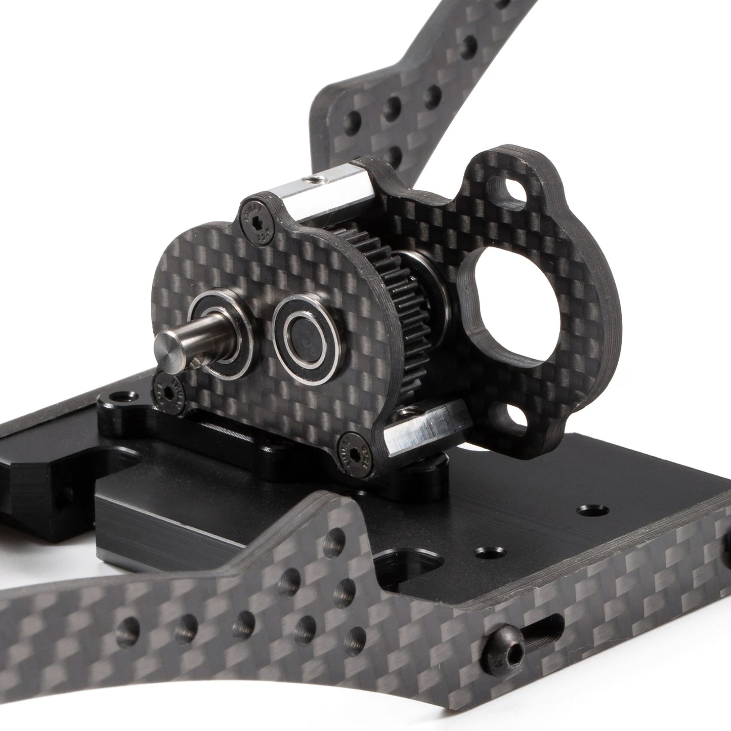 HooCrawler 48P 29g Ultra-Light Portal Transmission Carbon Tiny Gearbox for 1/10 LCG Chassis Comp Builds Rigs