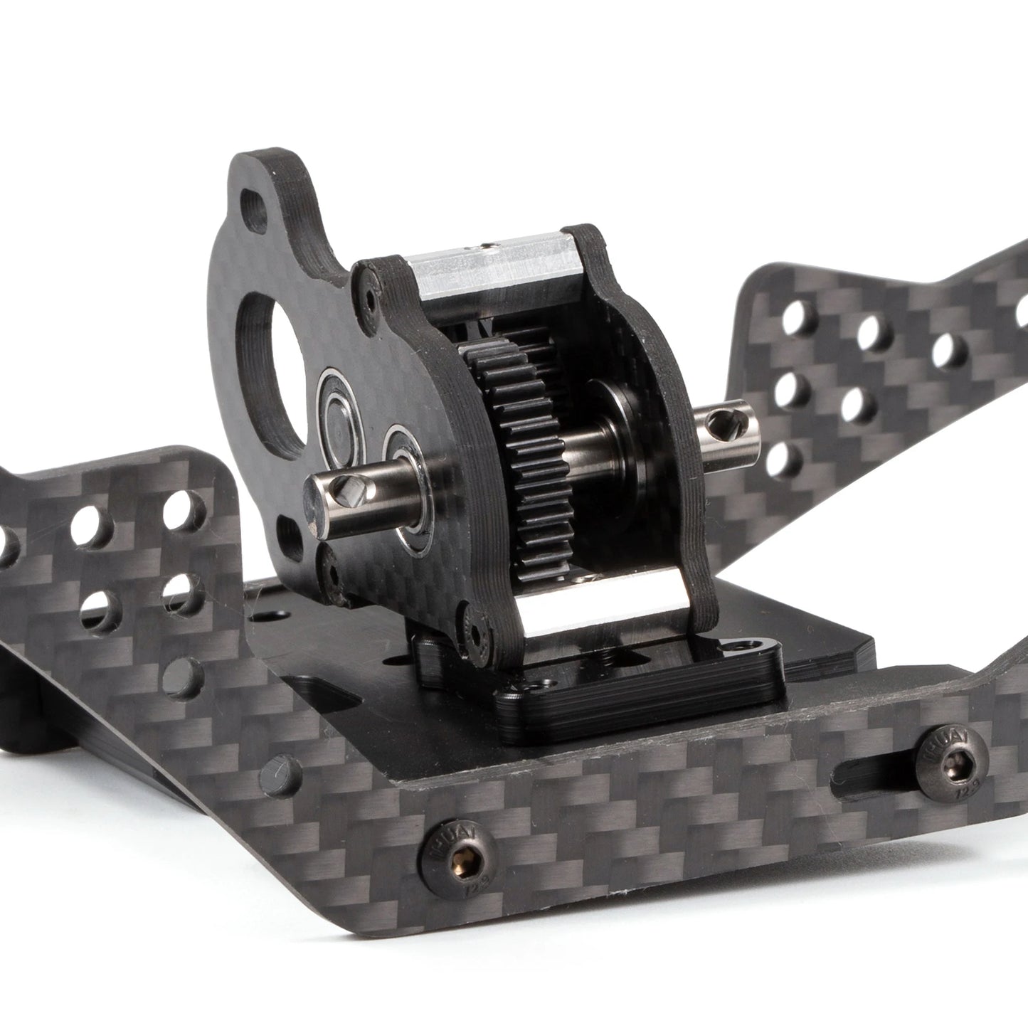 HooCrawler 48P 29g Ultra-Light Portal Transmission Carbon Tiny Gearbox for 1/10 LCG Chassis Comp Builds Rigs